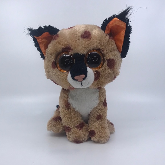 TY Beanie Boo Plush 2015 Buckwheat The Lynx Stuffed Animal No Tag - Picture 1 of 10